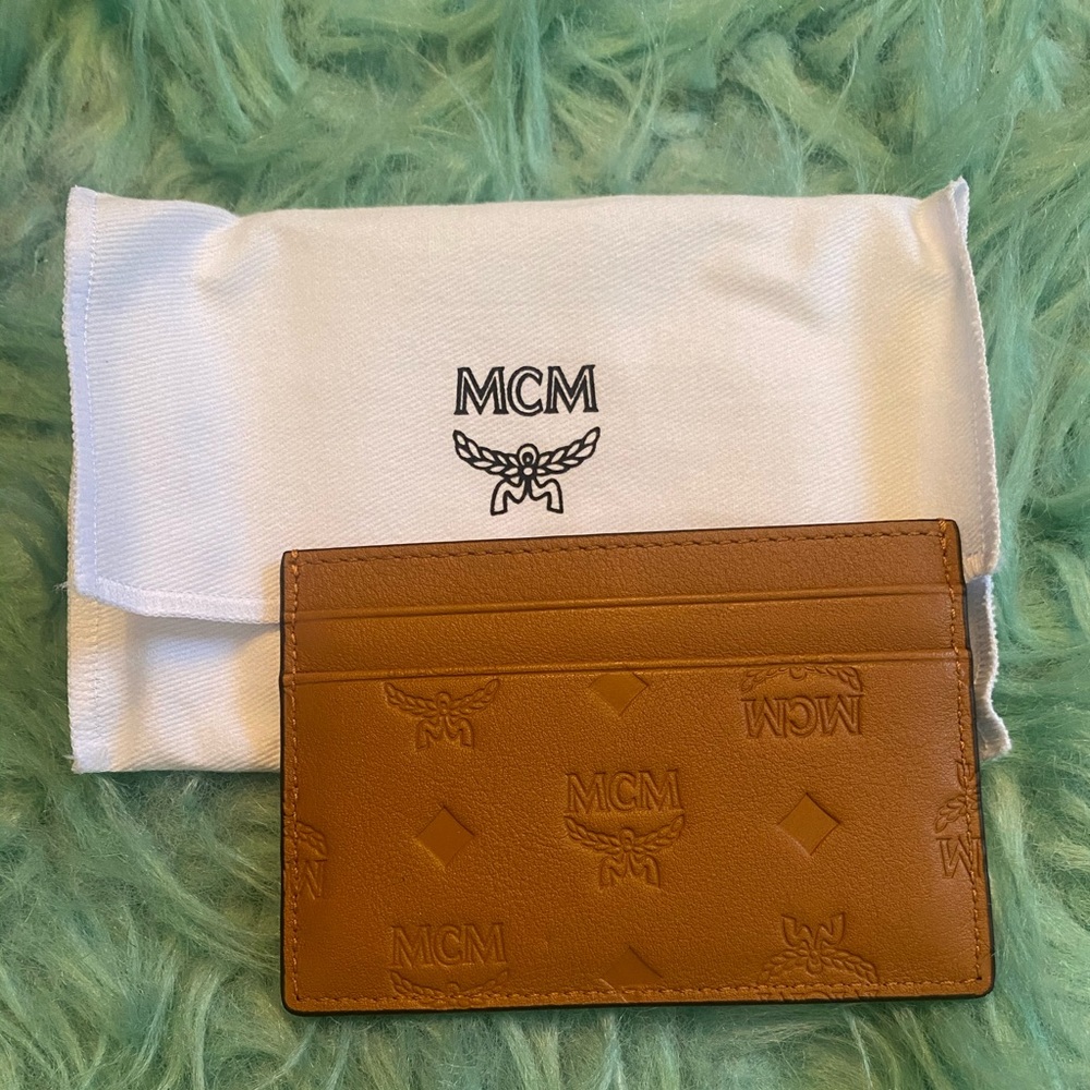 MCM monogram card case.